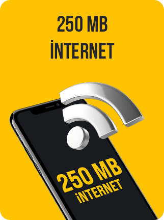 250 MB İnternet